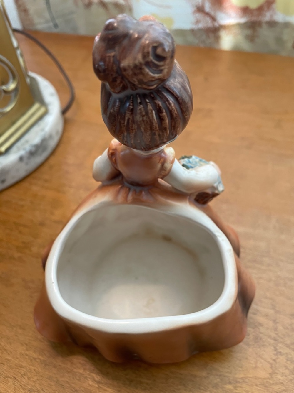 Vintage  Napcoware Girl in Ballroom Gown Ceramic Planter Small Figurine 1960’s - Picture 3 of 9